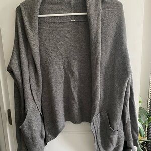 Lululemon Athletica Gray Hooded Sweater
